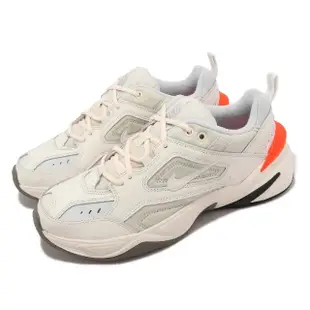 【NIKE 耐吉】休閒鞋 M2K Tekno 男鞋 米白 橘 老爹鞋 復古 厚底 Phantom(AV4789-001)