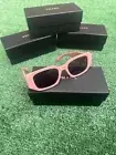 Prada PR17WS Sunglasses 49 mm Pink / Dark Grey Lens