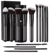 NEW 14PCS Makeup Brushes Set Soft Fluffy Foundation Blush Powder Eyeshadow Blen