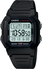 Casio Watch Sports Retro Swimming W-800H-1A W800 W-800 W-800H W800 100 Metres Water Resistant