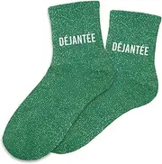 [STC] Dejantee Sequin Socks, Multi-Colour, Medium, multicoloured, Medium