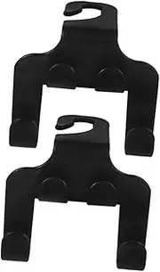 CRILSTYLEO Innovative Car Hooks 2pcs Universal Seat Back Hooks Easy to Install Keep Your Car Tidy