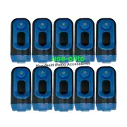 10PCS Blue Side Dust Cover For APX1000 APX2000 APX4000 Portable Radios