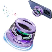 Magnetic Bluetooth Speaker Mini Sound Box Bluetooth 5.3RGB Lighting Phone Holder