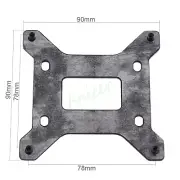 Metal Intel LGA 1700 Backplate CPU Radiator Base Heatsink Mounting Bracket