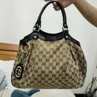 在飛比找PopChill優惠-[二手] Gucci.古馳經典logo 21194托特包側背