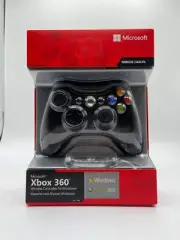 New Microsoft Xbox 360 Wireless Controller Black 1403