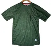 Mens TOPO Designs River Tee Short Sleeve Shirt Olive Terrazzo Size Small