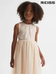 Reiss Pink Maxine 9-14 yrs Sequin Tulle Dress (N11552) | $150
