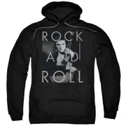 Hoodie - ROCK AND ROLL Pull-Over Sweatshirt pure cotton classic