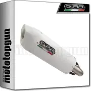 exhaust white aluminium gpr for suzuki gladius 650 2011 11 2012 12 2013 13