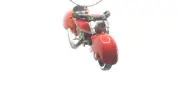 Christmas Ornament for Crooze W-oozie Motorcycle Red