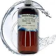 MediSILVER Clear Ionic "Colloidal" Silver - 500 mL (16.9 Fl Oz) in BPA-Free Amber Plastic Bottle