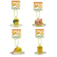 在飛比找蝦皮購物優惠-【千吉日貨】日本地區限定正版GUDETAMA蛋黃哥吊飾/透明
