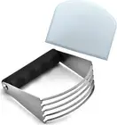 Stainless Steel Pastry Cutter,Pastry Blender and Dough Scraper,Professional B...