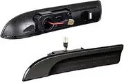 Turn Signal Light Dynamic LED Side Marker Light Car Turn Signal Blinker Indicator Lamps 2Piece For Panamera 970 G1 2009-2016 OEM 97063103302 Turn Signal(Silver b)