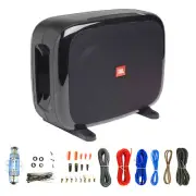 JBL FUSE Dual Compact 8" 600W Passive Car Audio Subwoofer Enclosure w/Wiring Kit