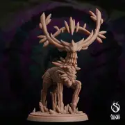 Moonshard Golem Pose 1 | Arcane Minis | D&D Miniature