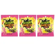 3x Sour Patch Kids Tropical Assorted Soft & Chewy Gummy Candy | 3.6oz