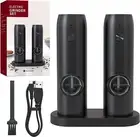 2PCS Electric Salt And Pepper Grinder Set, Rechargeable Salt And Pepper Mill