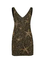 Rixo Christabel Sequin-embellished Mini Dress - Gold - 10 (UK 10 / S) 10 (UK 10 / S)