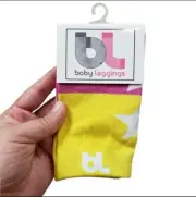 Baby Leggings Macho Leggings Pink Yellow White New