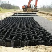 9ft x 17ft Gravel Ground Grid, 2 Inch Height Geo Grid Driveway Stabilization Grids for Garden Landscaping Parking Lots Slope
