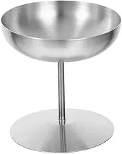 ABOOFAN Stainless Steel Ice Cream Cup: 8.45oz Footed Dessert Bowls for Parties, Hotels, Restaurants - Elevated Serving Cup for Ice Cream, Pudding, Fruit Salad, Easy to Clean