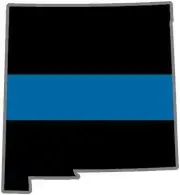 5" NM New Mexico State Thin Blue Line Police Sheriff Sticker Law Enforcement
