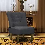 French Chair Grey Fabric,French Chair Elegant and Timeless Design for Any Home Living Room Chairs