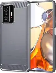 [YukeTop] Cover for Oppo A57 5G Case, Soft TPU, Drop-Proof, Shock-Proof, Protective Cell Phone Cover for Oppo A57 5G.(Gray)