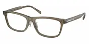 Prada PR B08VD Asian Fit 18T1O1 Men's Glasses Brown Size 56 - Private Health Rebate - Blue Light Block Available