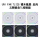 LIANLI聯力 UNI FAN TL120 積木風扇 反向葉片 三顆裝含TL控制器 白12RTL3W/黑12RTL3B