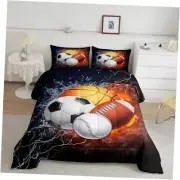 Comforter Set for Boys Baseball Bedding Basketball Comforter Twin Color 31