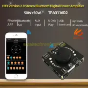 50Wx2 TPA3116D2 HIFI AUX USB Bluetooth 5 .0 Audio Stereo Digital Amplifier Board