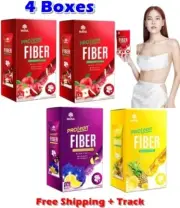 4 X MANA Prolean Fiber Powder Drink Dietary Mix flavors No Sugar