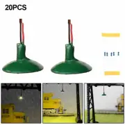 OO HO Scale Lighting Fixture Model Railway Wall Lamp Street Light Pack of 20