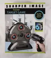 Sharper Image Hover Target Game Floats Defies Gravity Safe Soft Darts 6 Shooter