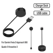 USB Charger Charging Dock Cable Parts for Garmin Fenix 5/5S/5X Vivoactive 3