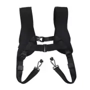 Nylon Camera Shoulder Straps Harness with Quick Access for Carrying 2 Cameras