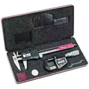 Starrett 0-6" Electronic Slide Caliper 0-1" Electronic Outside Micrometer S766AZ
