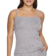 Honeydew Women Grey Knit Rayon Blend Comfort Loungewear Slip Cami Top Size S