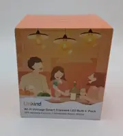 Linkind WiFi Vintage Smart Bulbs Filament Led 4-pack App Remote Control
