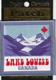 Lake Louise Banff Alberta Canada Souvenir Patch