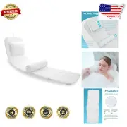 Soft 3D Air Mesh Bath Pillow with Adjustable Lumbar Support for Luxurious Soaks