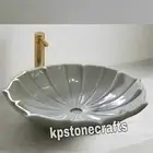 18"Octave Marble Handcrafted Basin – Octagonal Marble Sink for Elegant Bathrooms