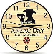 Anzac Day - Timber Clock