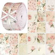 100 Pcs Cotton Fabric Patchwork Quilting Strips 2.56 Inch Precut Patchwork Roll