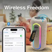 Laser RGB Pill Speaker – Transcendent Pink