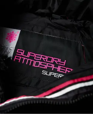 跩狗嚴選 防水 羽絨衣 極度乾燥 Superdry Canadian 女款 n3b 零下防寒保暖 科技布料 羽絨 大衣 雪衣 滑雪 派克 長版 外套 風衣 全黑 黑桃紅